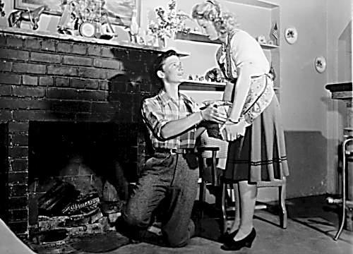 A Tribute to Roddy McDowall - Cheviot Hills (fireplace.jpg)