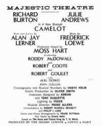 Camelot cast credits