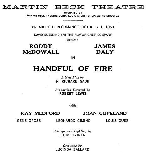 A Tribute to Roddy McDowall - Handful of Fire (handful1.jpg)