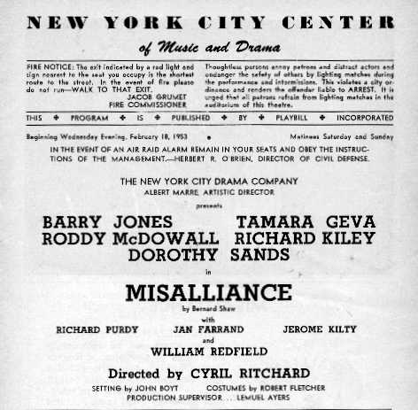 A Tribute to Roddy McDowall - Misalliance (misalliance1.jpg)